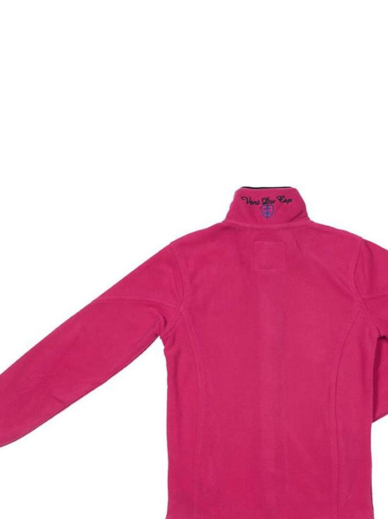 Blouson polaire fille FALICEA - VENT DU CAP Rose fushia - Kiabi
