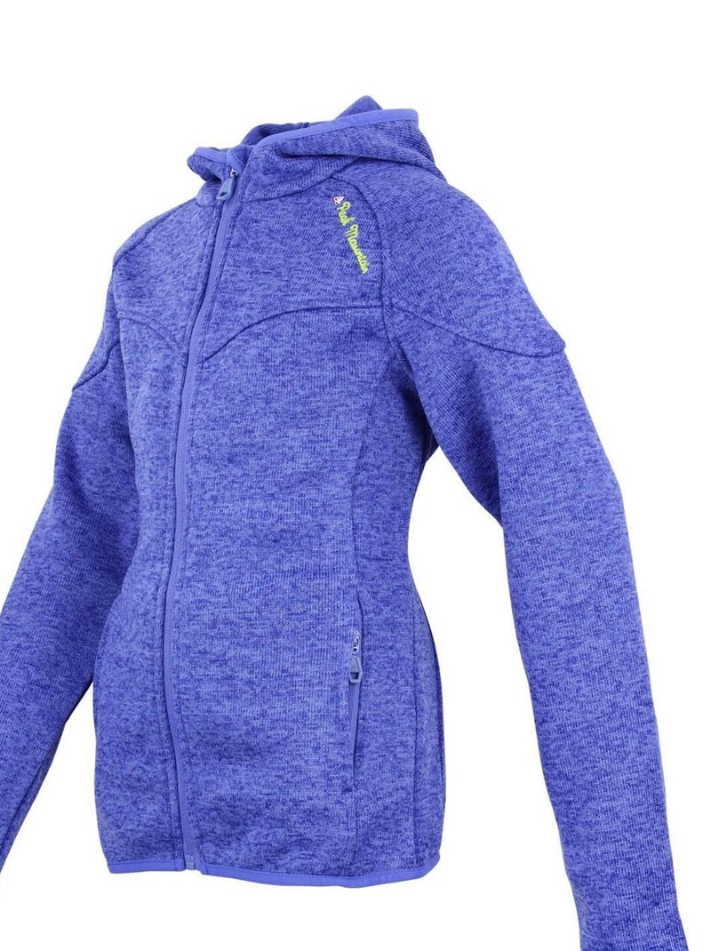 Blouson polaire fille FATORA - PEAK MOUNTAIN Violet - Kiabi