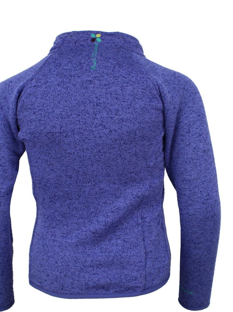 Blouson polaire fille FATORM - PEAK MOUNTAIN Bleu - Kiabi