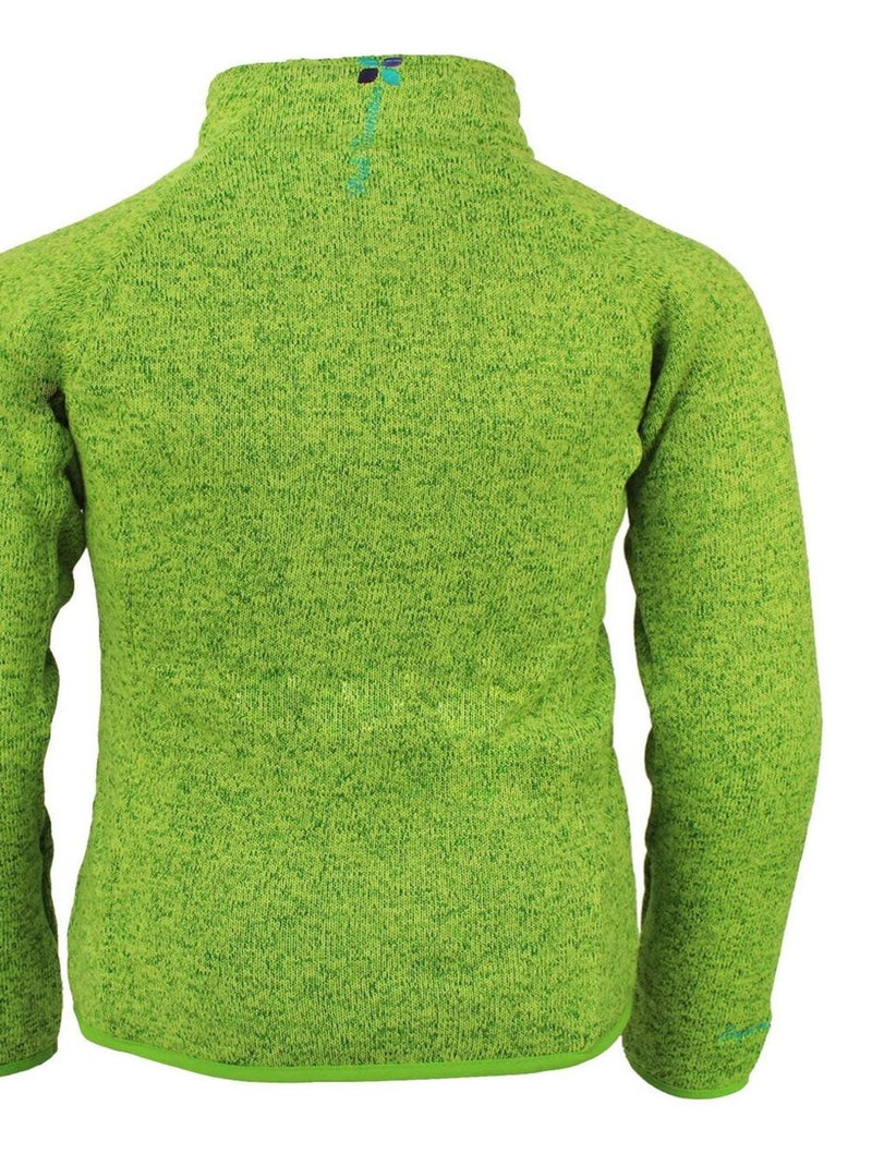 Blouson polaire fille FATORM - PEAK MOUNTAIN Vert - Kiabi