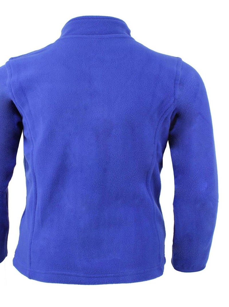 Blouson polaire fille GACESARE - PEAK MOUNTAIN Bleu - Kiabi