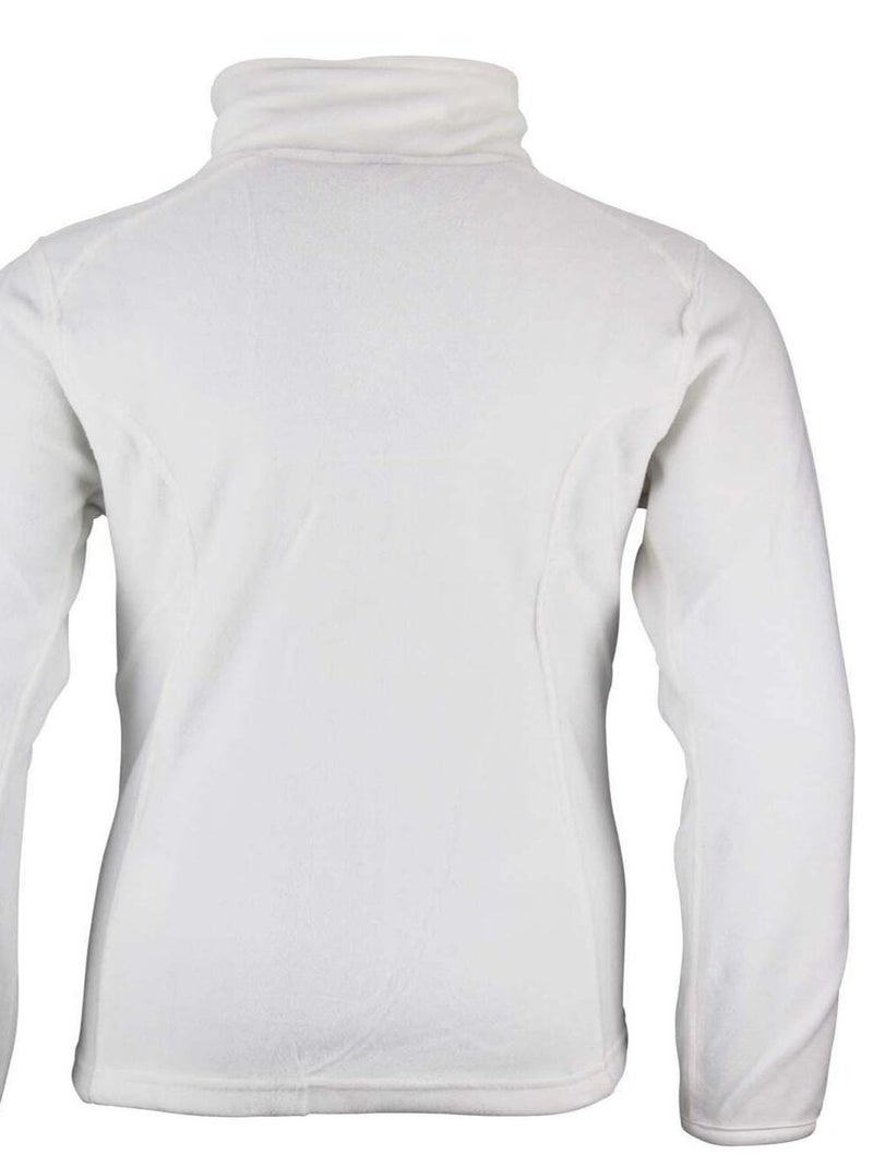 Blouson polaire fille GADARA - PEAK MOUNTAIN Blanc - Kiabi