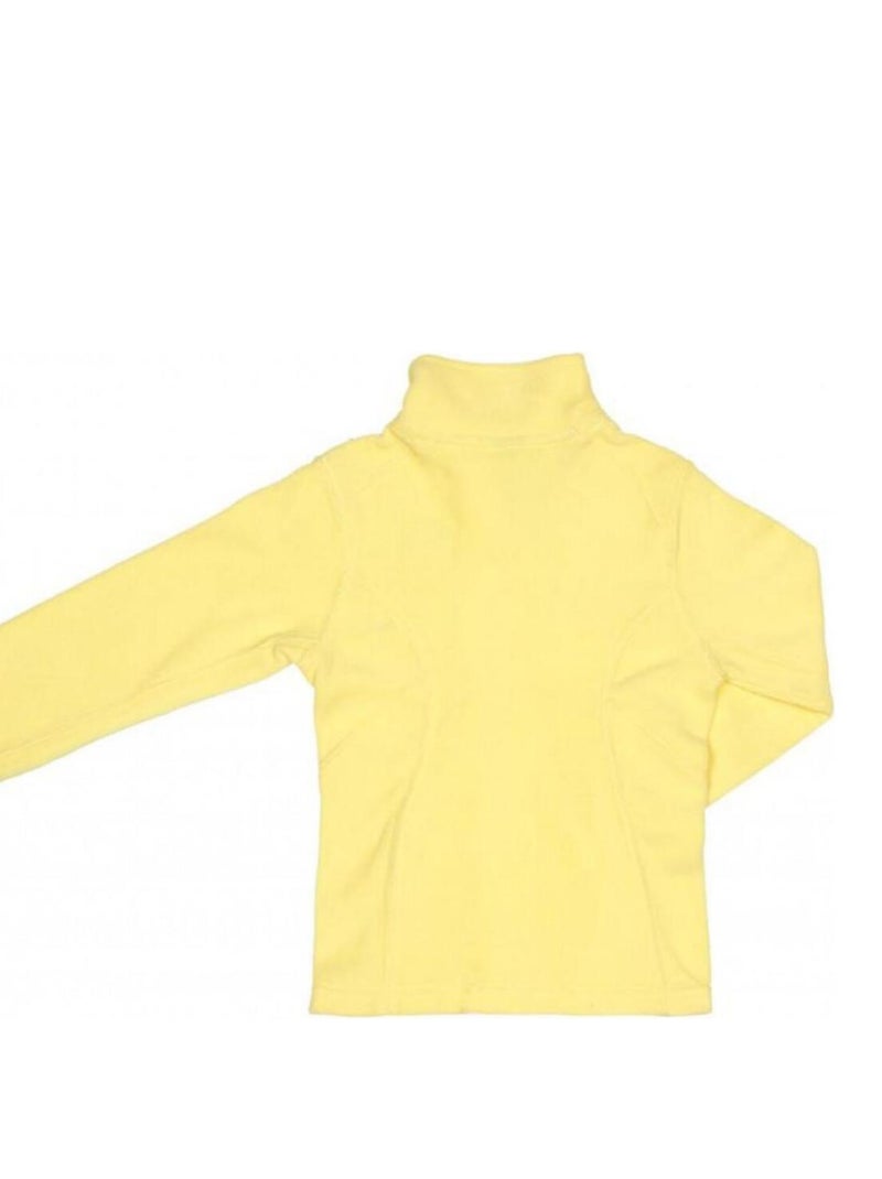 Blouson polaire fille GADARA - PEAK MOUNTAIN Jaune - Kiabi