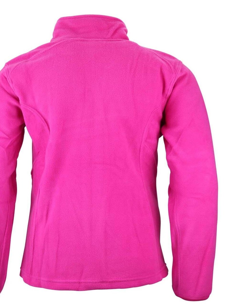 Blouson polaire fille GADARA - PEAK MOUNTAIN Rose fushia - Kiabi