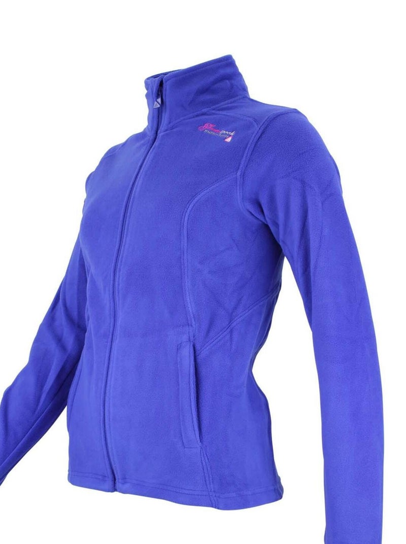 Blouson polaire fille GADARA - PEAK MOUNTAIN Violet - Kiabi