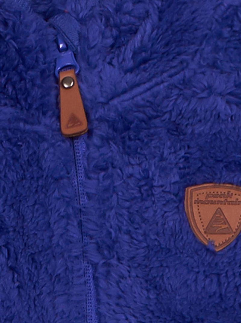 Blouson polaire fille GALANE - PEAK MOUNTAIN Bleu - Kiabi