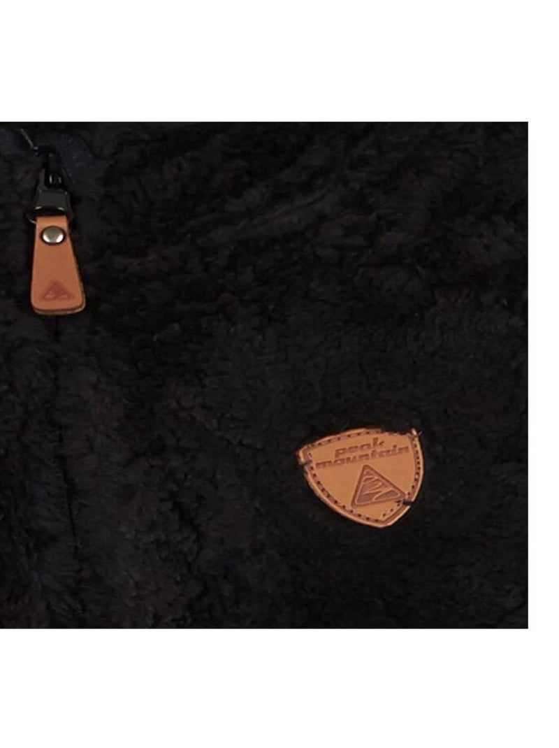 Blouson polaire fille GALANE - PEAK MOUNTAIN Noir Noir - Kiabi
