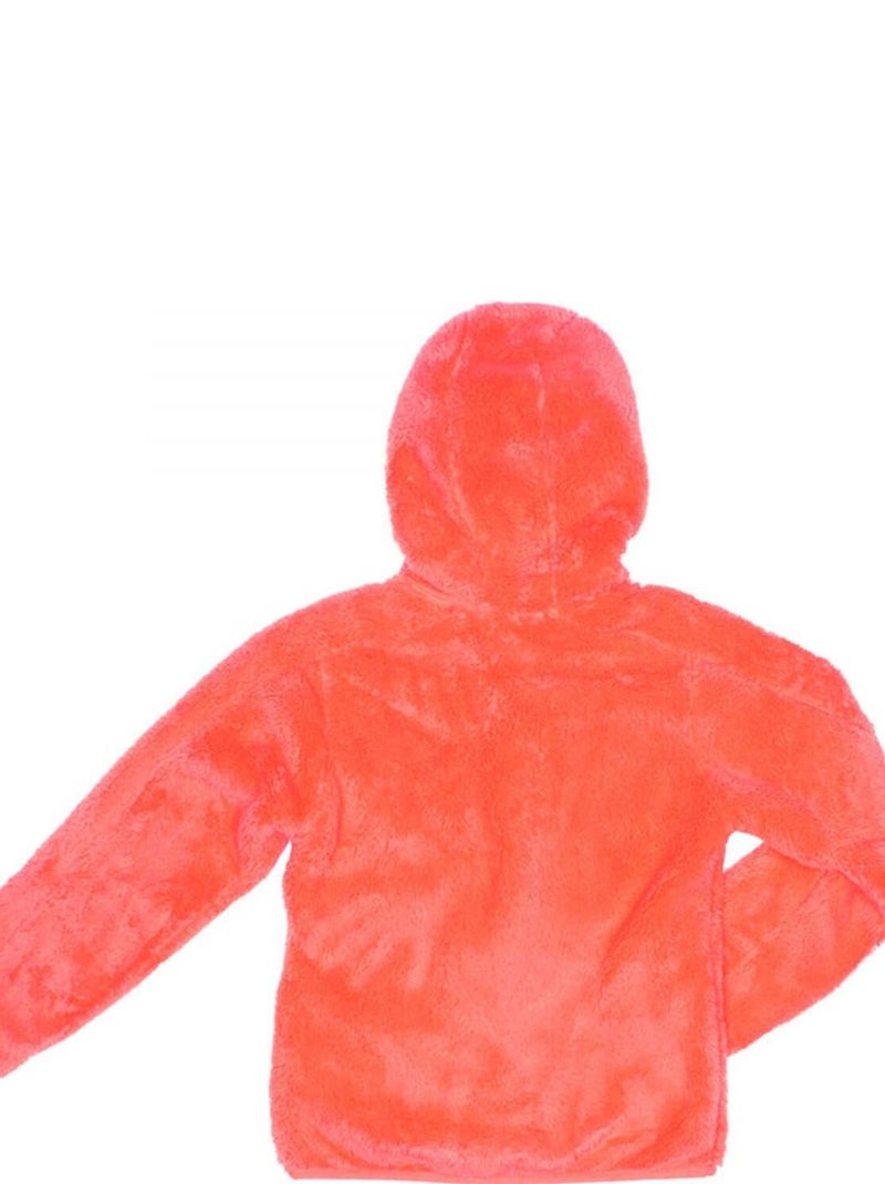 Blouson polaire fille GALANE - PEAK MOUNTAIN Orange corail - Kiabi