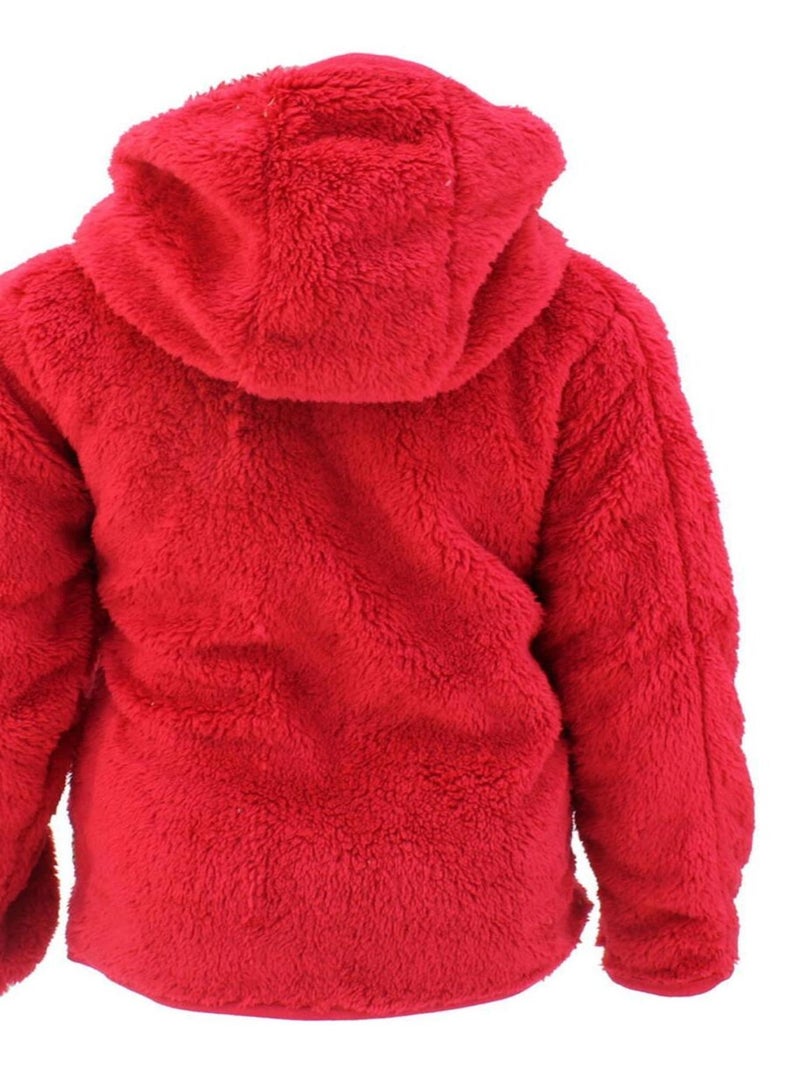 Blouson polaire fille GALANE - PEAK MOUNTAIN Rouge - Kiabi