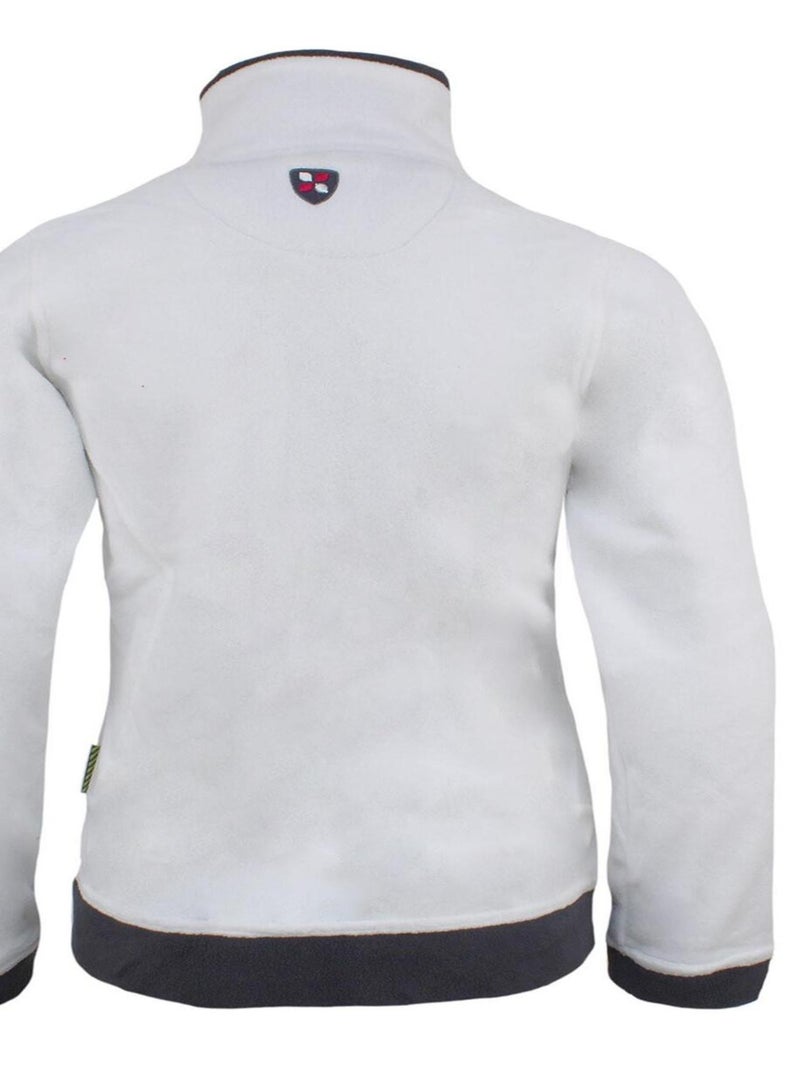 Blouson polaire fille GARIL - PEAK MOUNTAIN Blanc - Kiabi