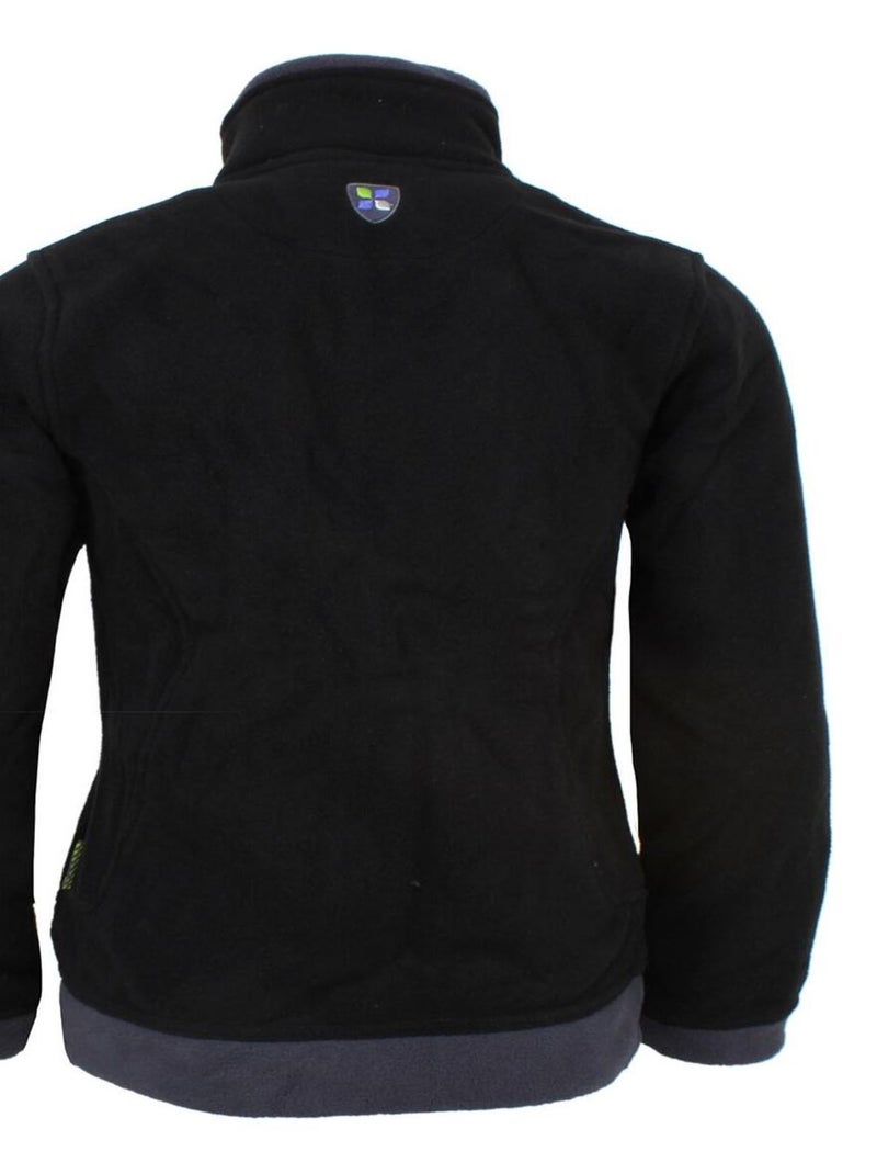 Blouson polaire fille GARIL - PEAK MOUNTAIN Noir Noir - Kiabi