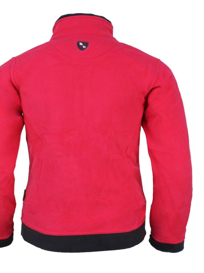Blouson polaire fille GARIL - PEAK MOUNTAIN Rose fushia - Kiabi