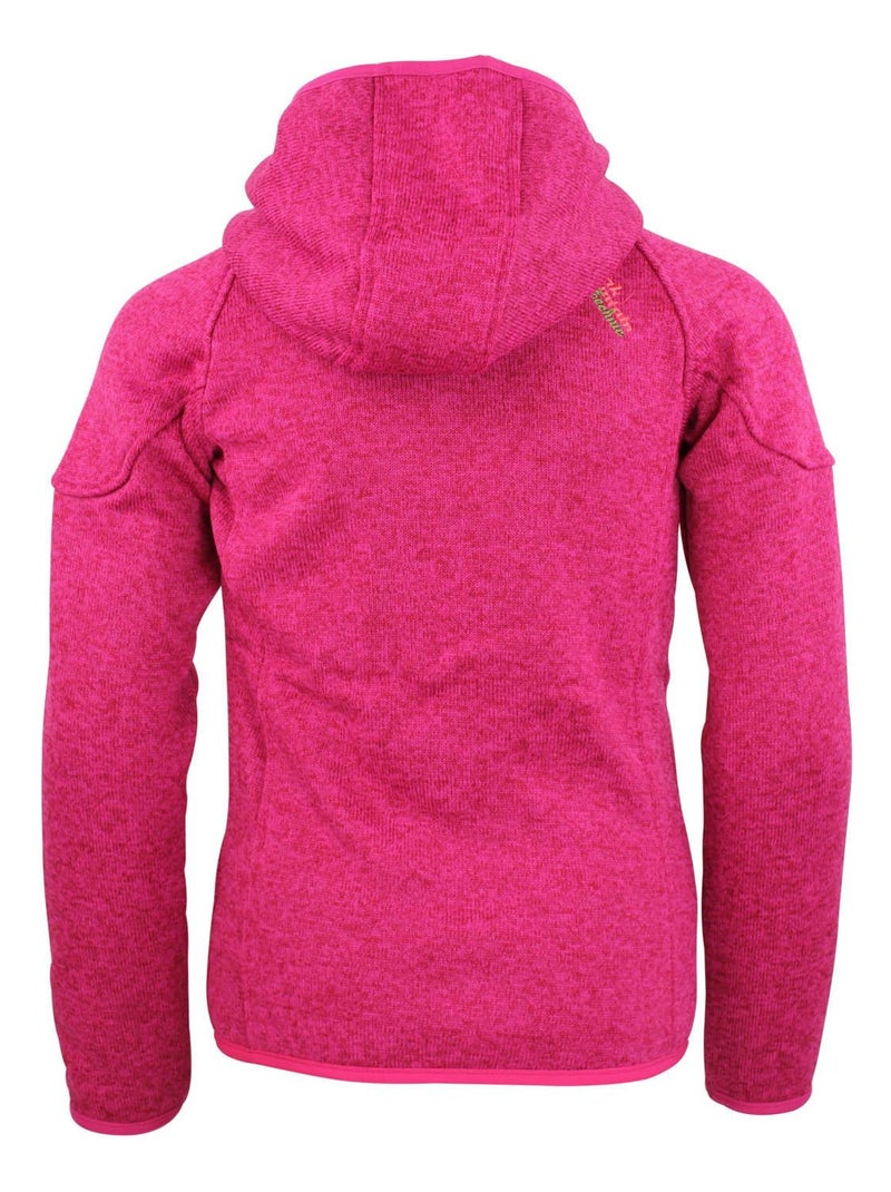 Blouson polaire fille GATORA - PEAK MOUNTAIN Rose fushia - Kiabi