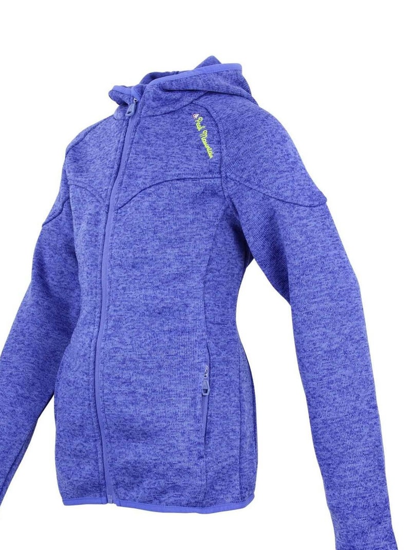 Blouson polaire fille GATORA - PEAK MOUNTAIN Violet - Kiabi