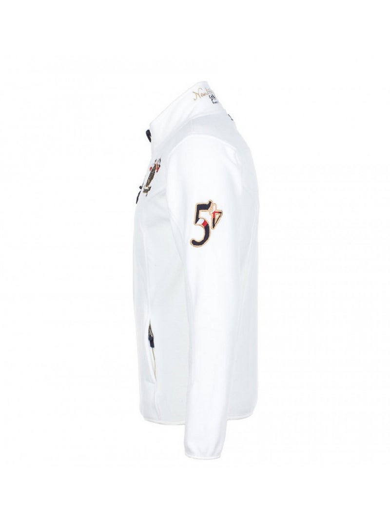 Blouson polaire garçon ECAUBIN - VENT DU CAP Blanc - Kiabi