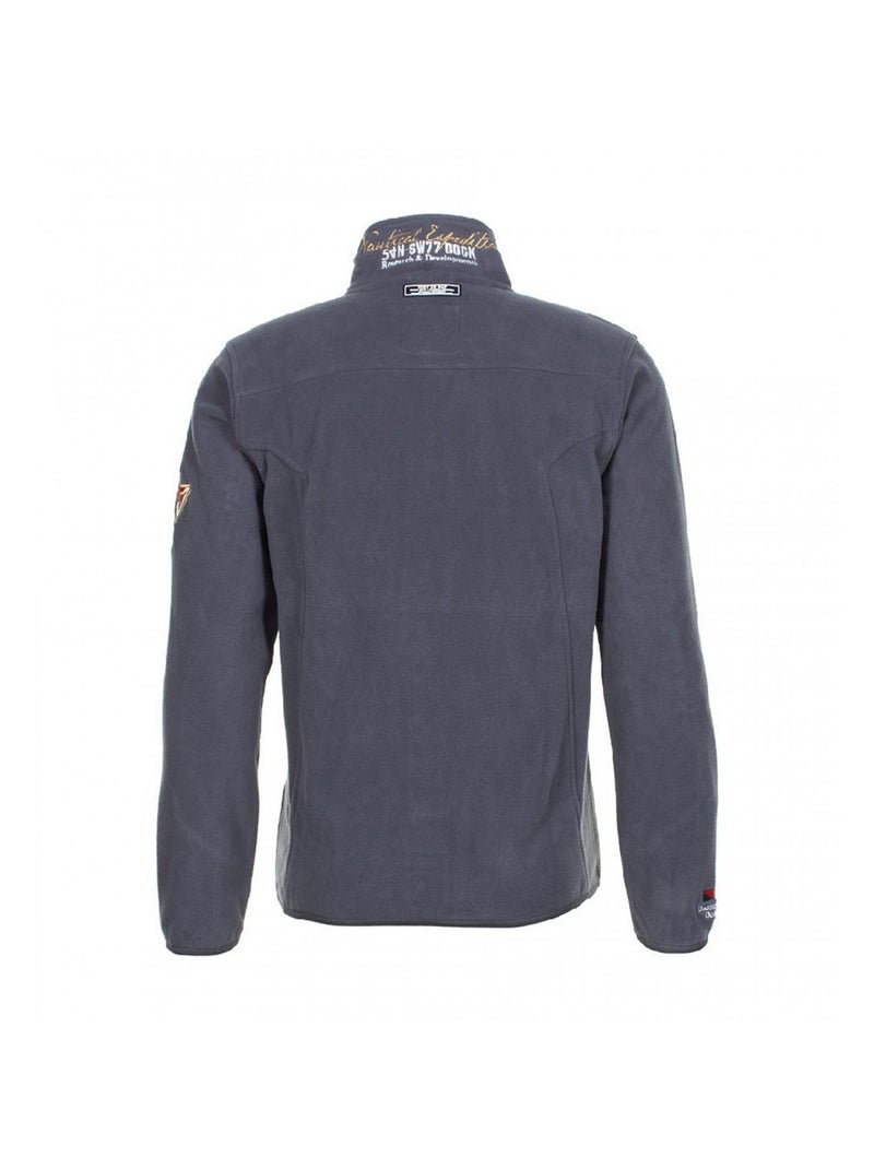 Blouson polaire garçon ECAUBIN - VENT DU CAP Gris - Kiabi
