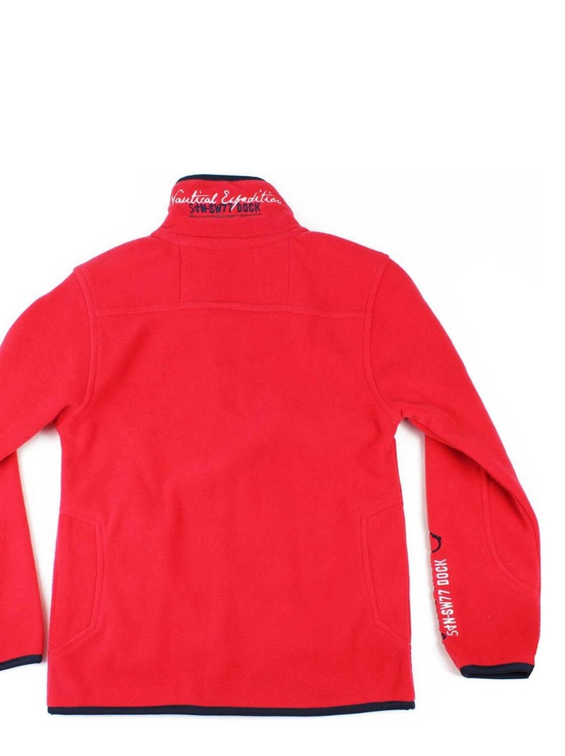 Blouson polaire garçon ECOPA - VENT DU CAP Rouge - Kiabi