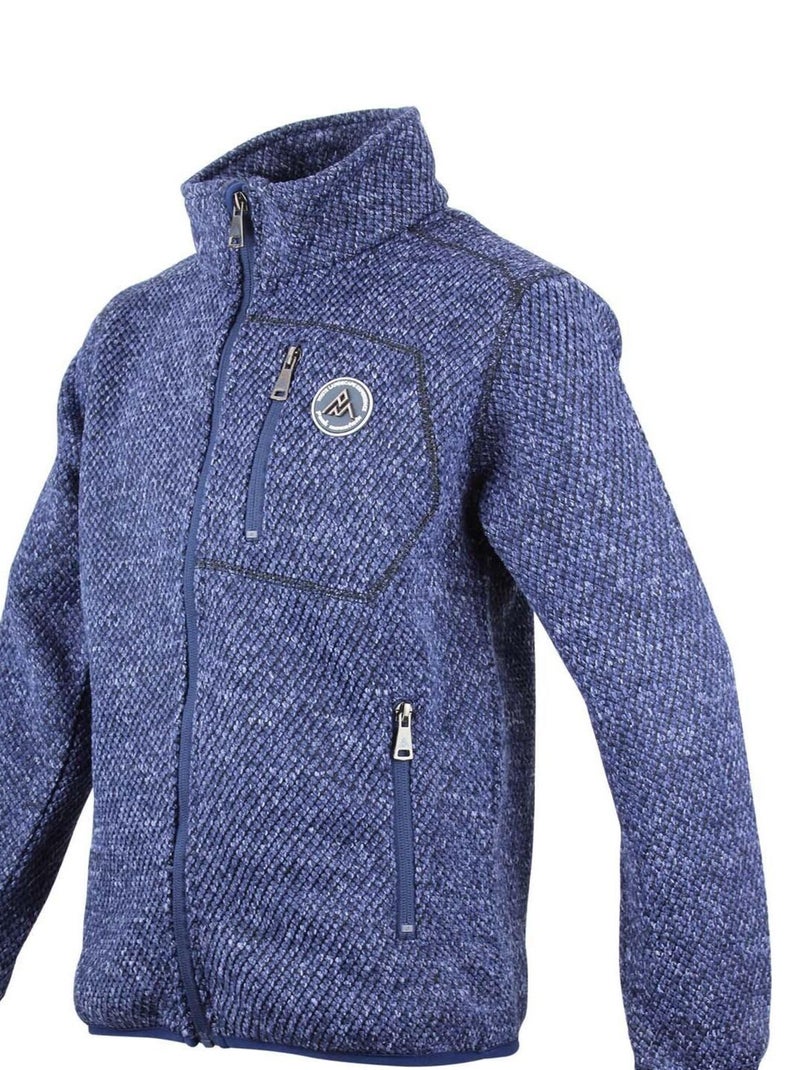 Blouson polaire mixte ECAPINO - PEAK MOUNTAIN Bleu marine - Kiabi