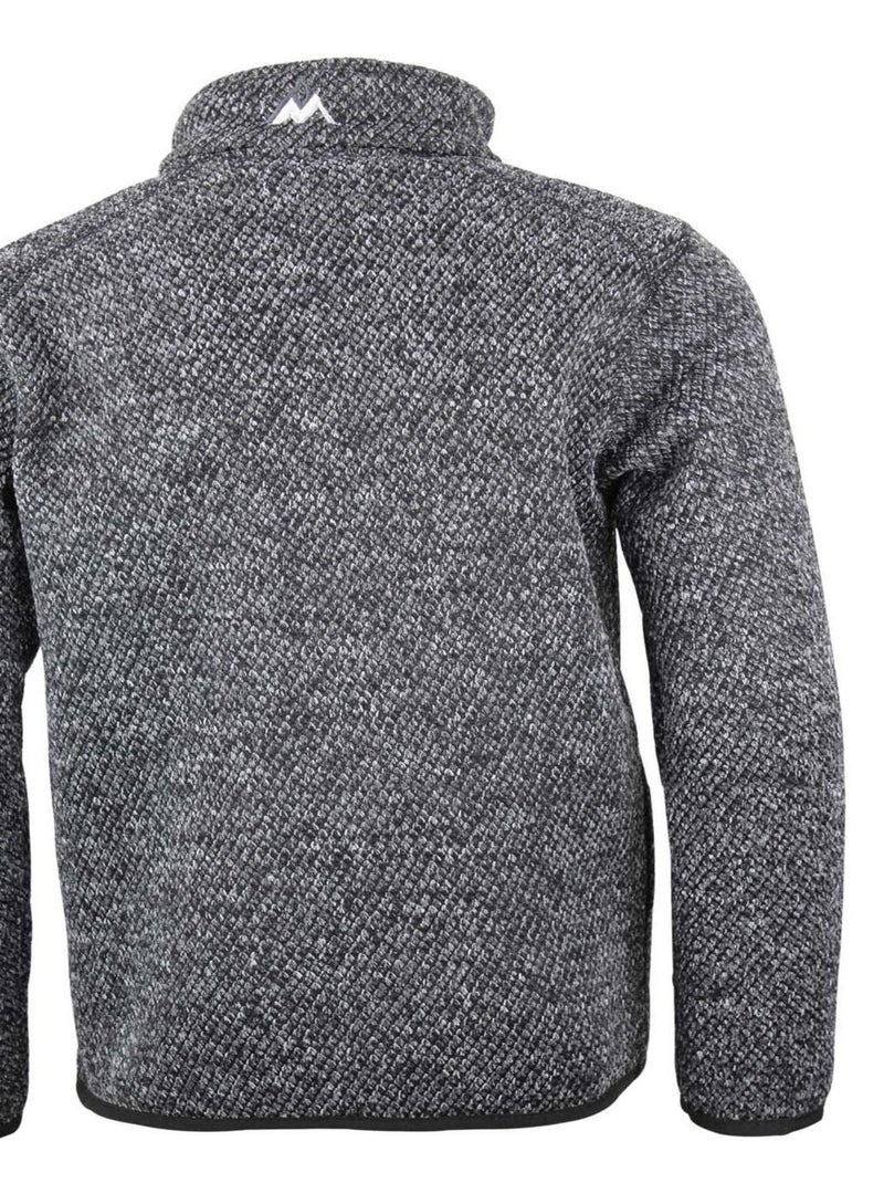 Blouson polaire mixte ECAPINO - PEAK MOUNTAIN Noir Noir - Kiabi
