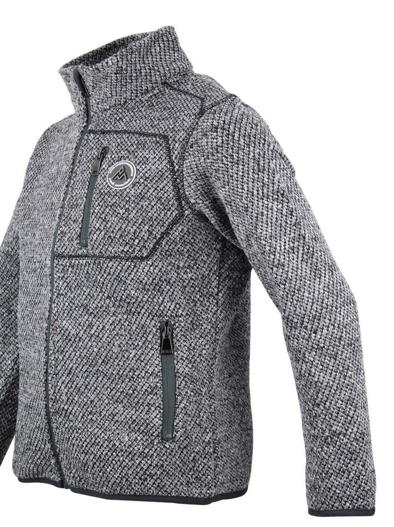 Blouson polaire unisexe ECAPINO - PEAK MOUNTAIN Gris - Kiabi