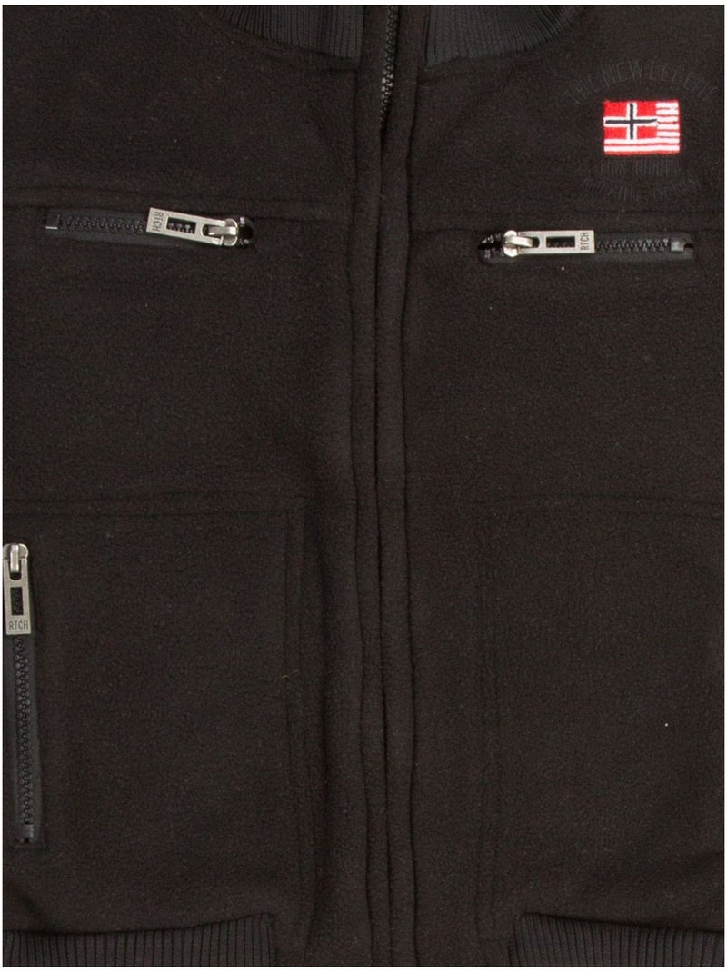 BLOUSON POLAIRE ZEWAY garçon Noir - Kiabi