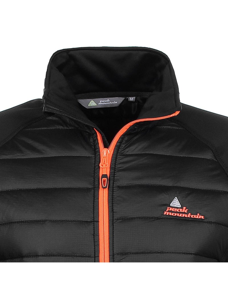 Blouson polar shell   CALER - PEAK MOUNTAIN Noir Orange - Kiabi