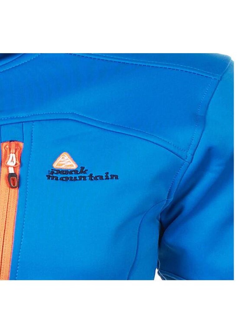 Blouson polar shell   CAMPUS - PEAK MOUNTAIN Bleu - Kiabi