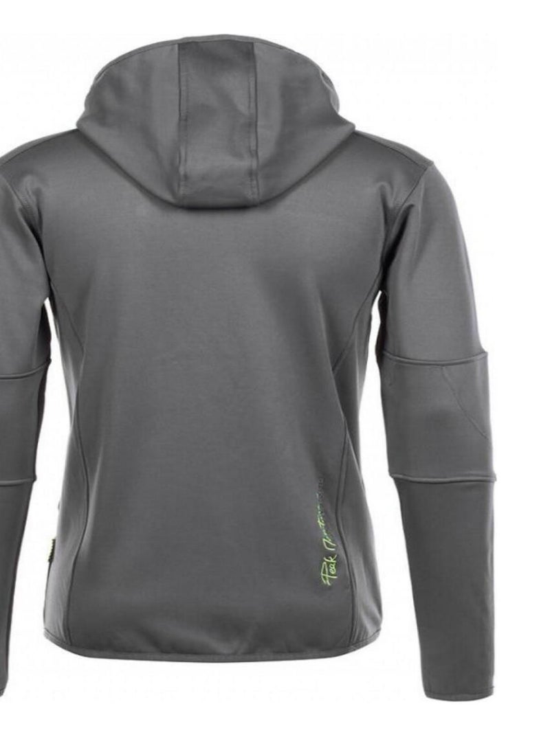 Blouson polar shell   CAMPUS - PEAK MOUNTAIN Gris - Kiabi