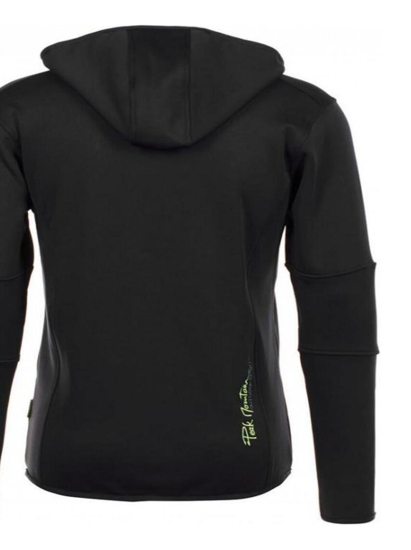 Blouson polar shell   CAMPUS - PEAK MOUNTAIN Noir Vert - Kiabi