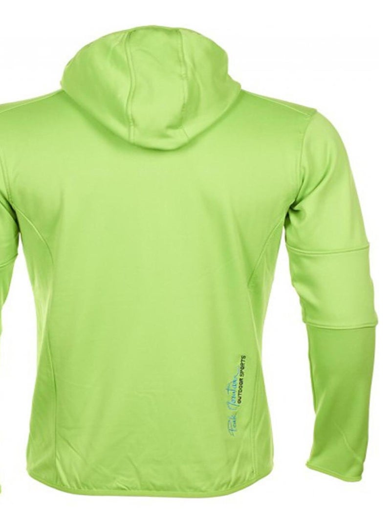 Blouson polar shell   CAMPUS - PEAK MOUNTAIN Vert - Kiabi