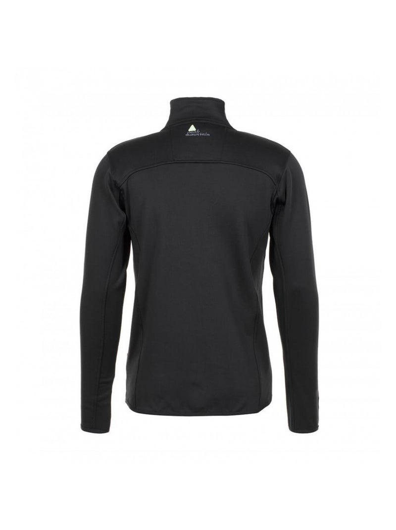 Blouson polar shell   CANTON - PEAK MOUNTAIN Noir Jaune - Kiabi