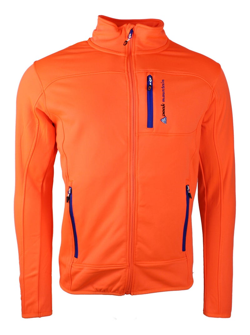 Blouson polar shell   CANTON - PEAK MOUNTAIN Orange - Kiabi