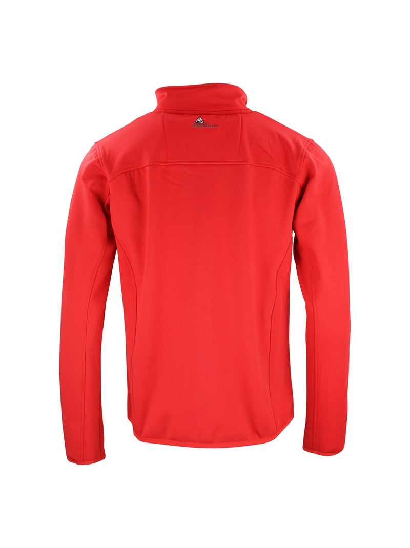 Blouson polar shell   CANTON - PEAK MOUNTAIN Rouge - Kiabi