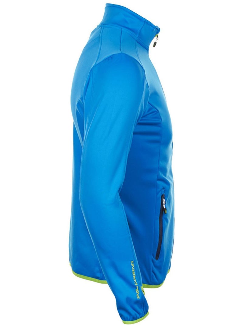 Blouson polar shell   CLIMATE - PEAK MOUNTAIN Bleu - Kiabi
