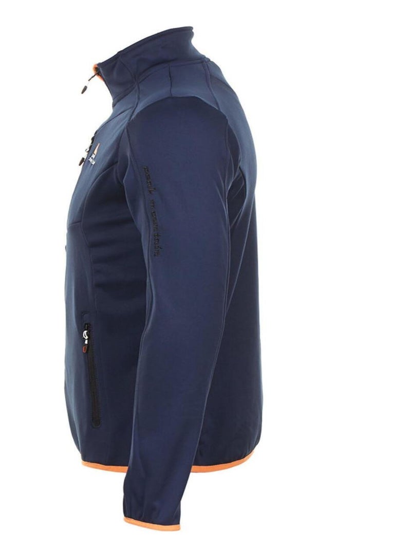 Blouson polar shell   CLIMATE - PEAK MOUNTAIN Bleu marine - Kiabi