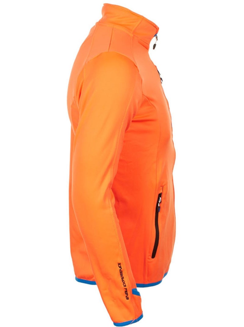 Blouson polar shell   CLIMATE - PEAK MOUNTAIN Orange - Kiabi