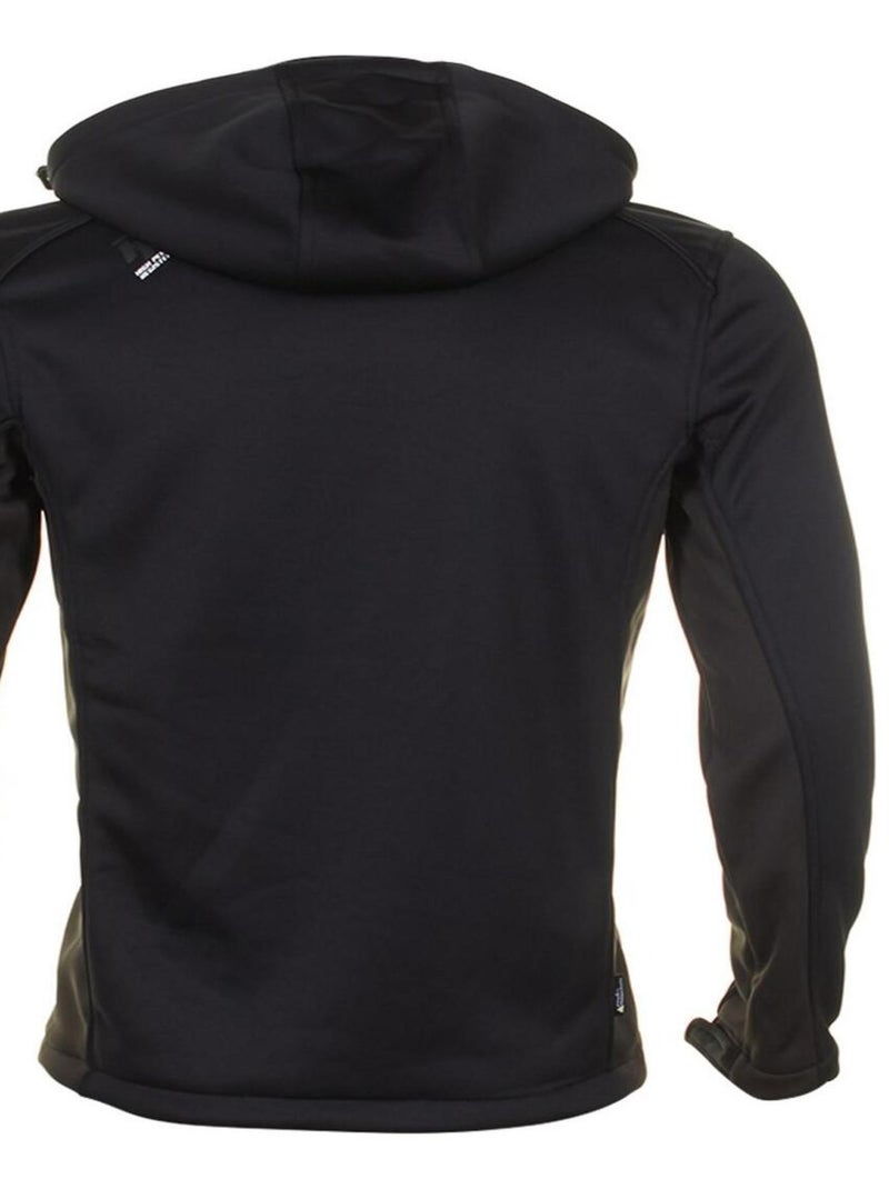 Blouson polar shell   CRISTOL - PEAK MOUNTAIN Noir Noir - Kiabi