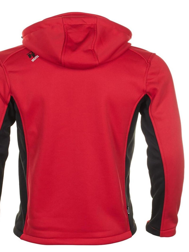 Blouson polar shell   CRISTOL - PEAK MOUNTAIN Rouge - Kiabi