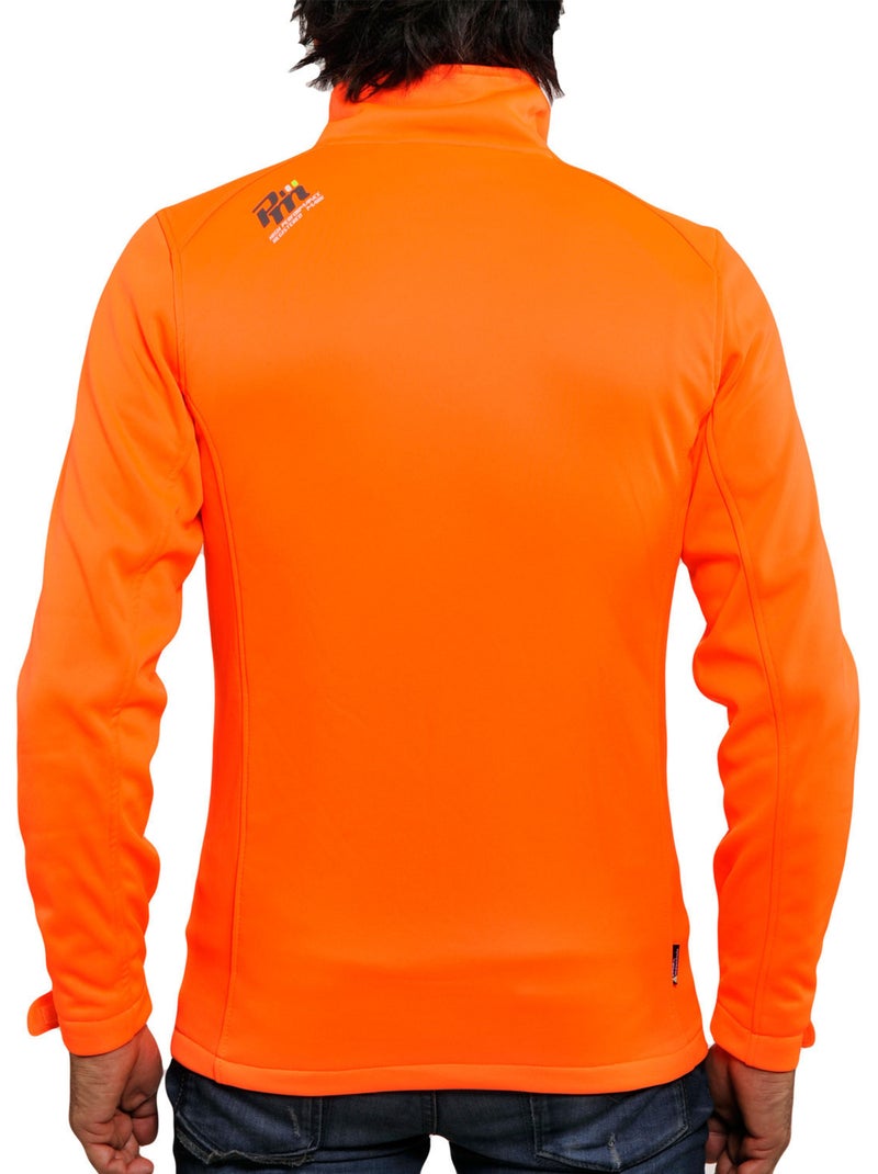 Blouson polar shell   CRISTOM - PEAK MOUNTAIN Orange - Kiabi
