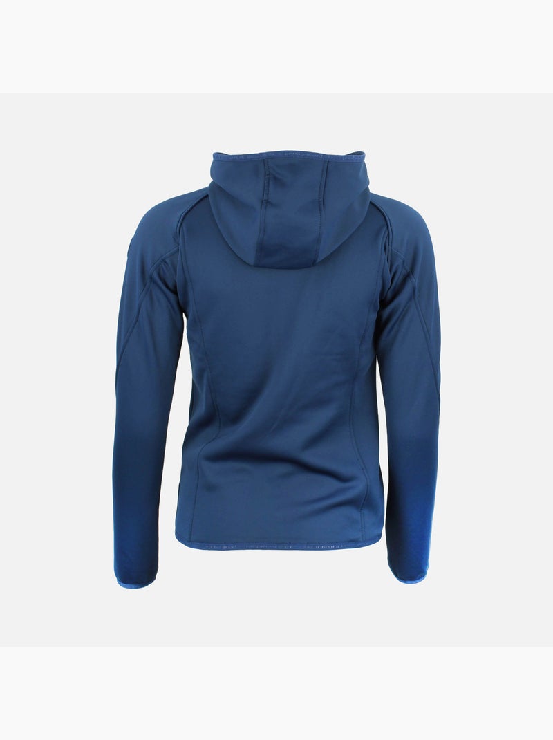 Blouson polarshell   ACAMPO - PEAK MOUNTAIN Bleu marine - Kiabi