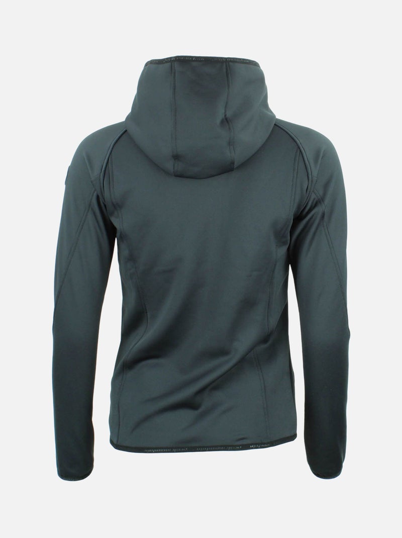 Blouson polarshell   ACAMPO - PEAK MOUNTAIN Noir Noir - Kiabi