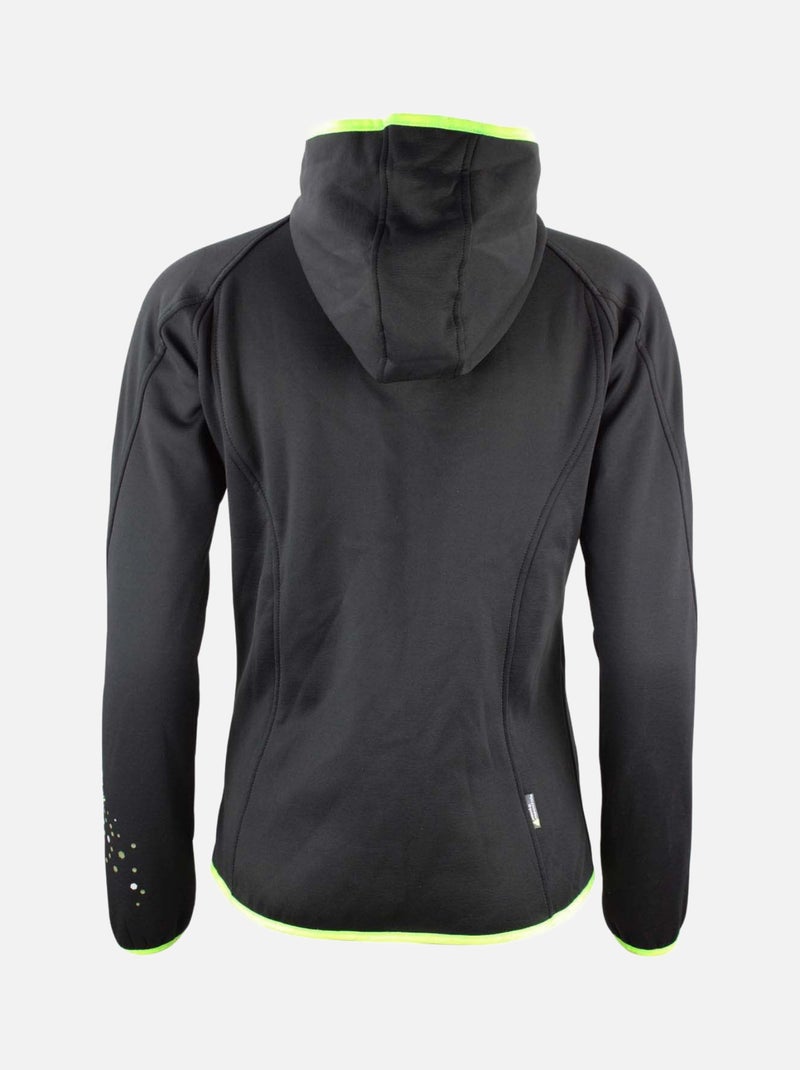 Blouson polarshell   ACAMPUS - PEAK MOUNTAIN Noir - Kiabi