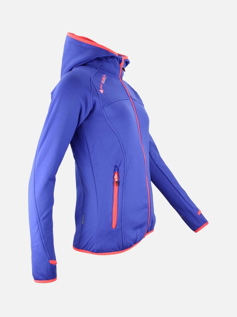 Blouson polarshell   ACAMPUS - PEAK MOUNTAIN Violet - Kiabi