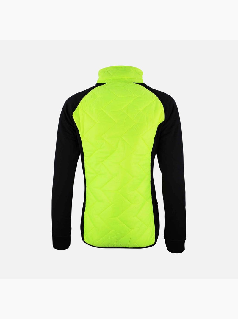 Blouson polarshell   ACERBI - PEAK MOUNTAIN Noir Jaune - Kiabi