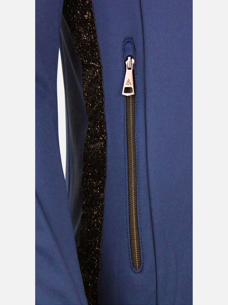 Blouson polarshell   ACLIMA - PEAK MOUNTAIN Bleu marine - Kiabi