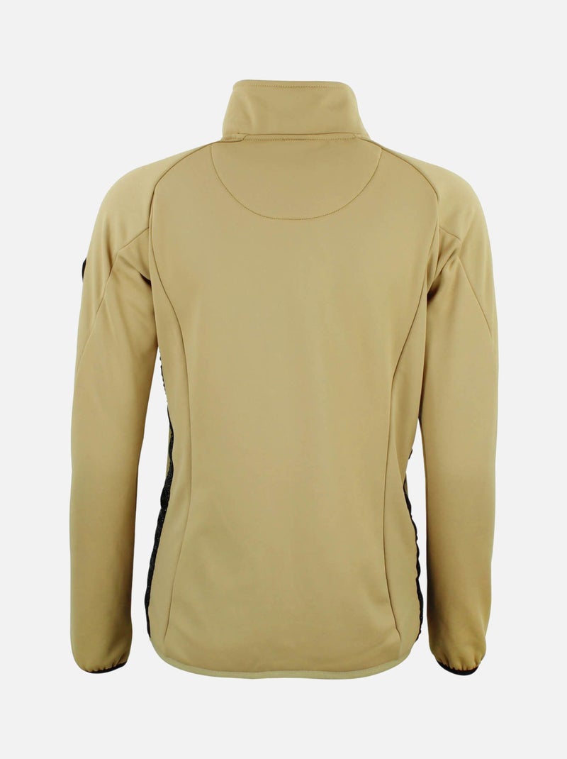 Blouson polarshell   ACLIMA - PEAK MOUNTAIN Doré/or - Kiabi