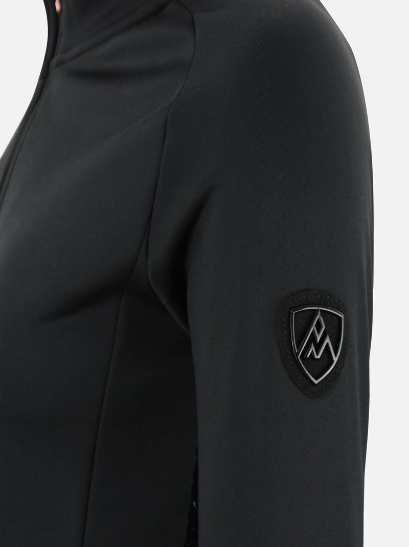Blouson polarshell   ACLIMA - PEAK MOUNTAIN Noir Noir - Kiabi