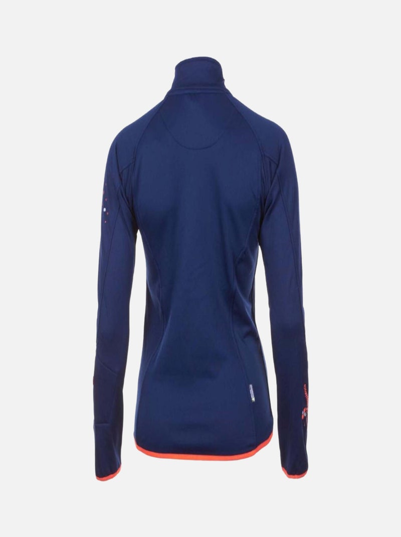 Blouson polarshell   ACLIMATE - PEAK MOUNTAIN Bleu Orange - Kiabi