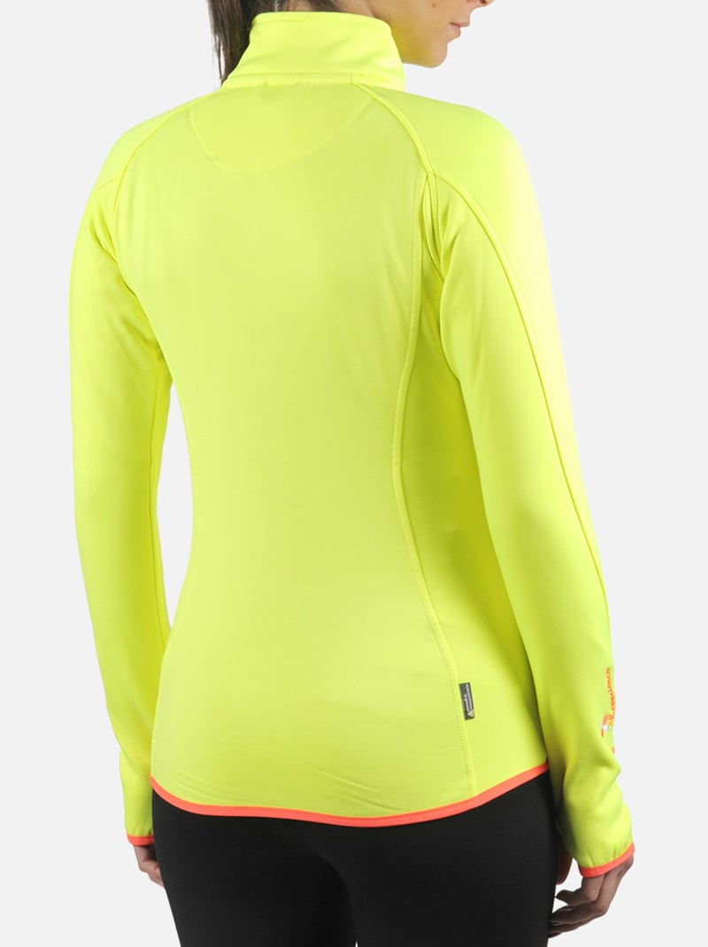 Blouson polarshell   ACLIMATE - PEAK MOUNTAIN Jaune - Kiabi