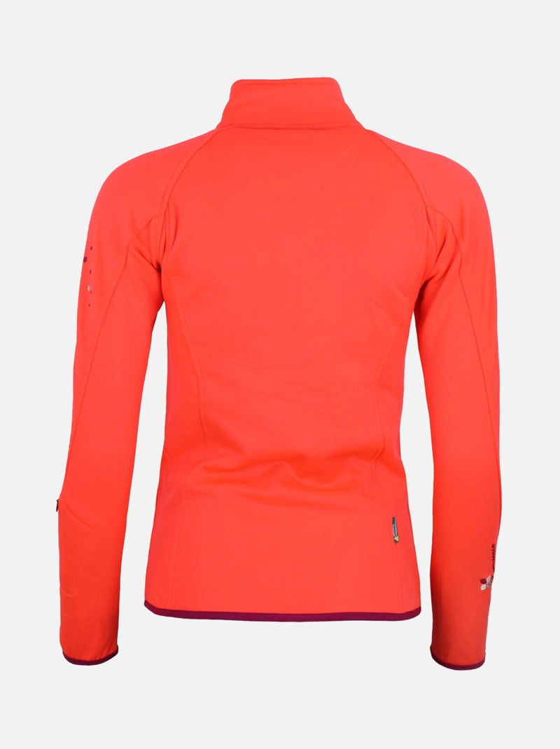 Blouson polarshell   ACLIMATE - PEAK MOUNTAIN Orange - Kiabi